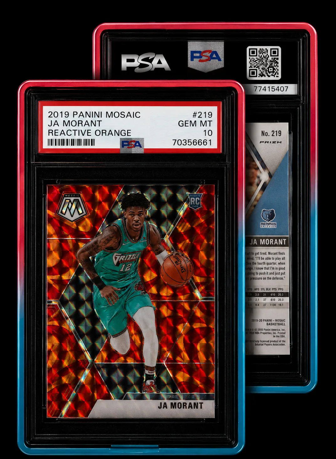 PowerGuard case for PSA graded slab