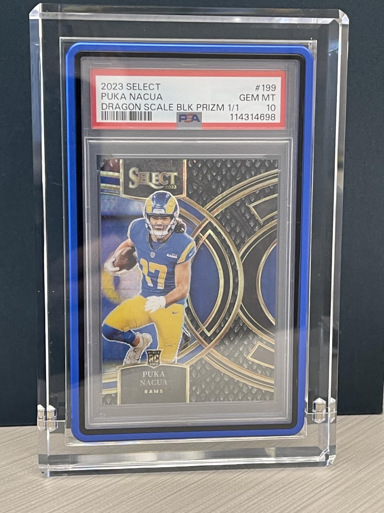 Customer photo — Thick, heavy and sturdy — great display