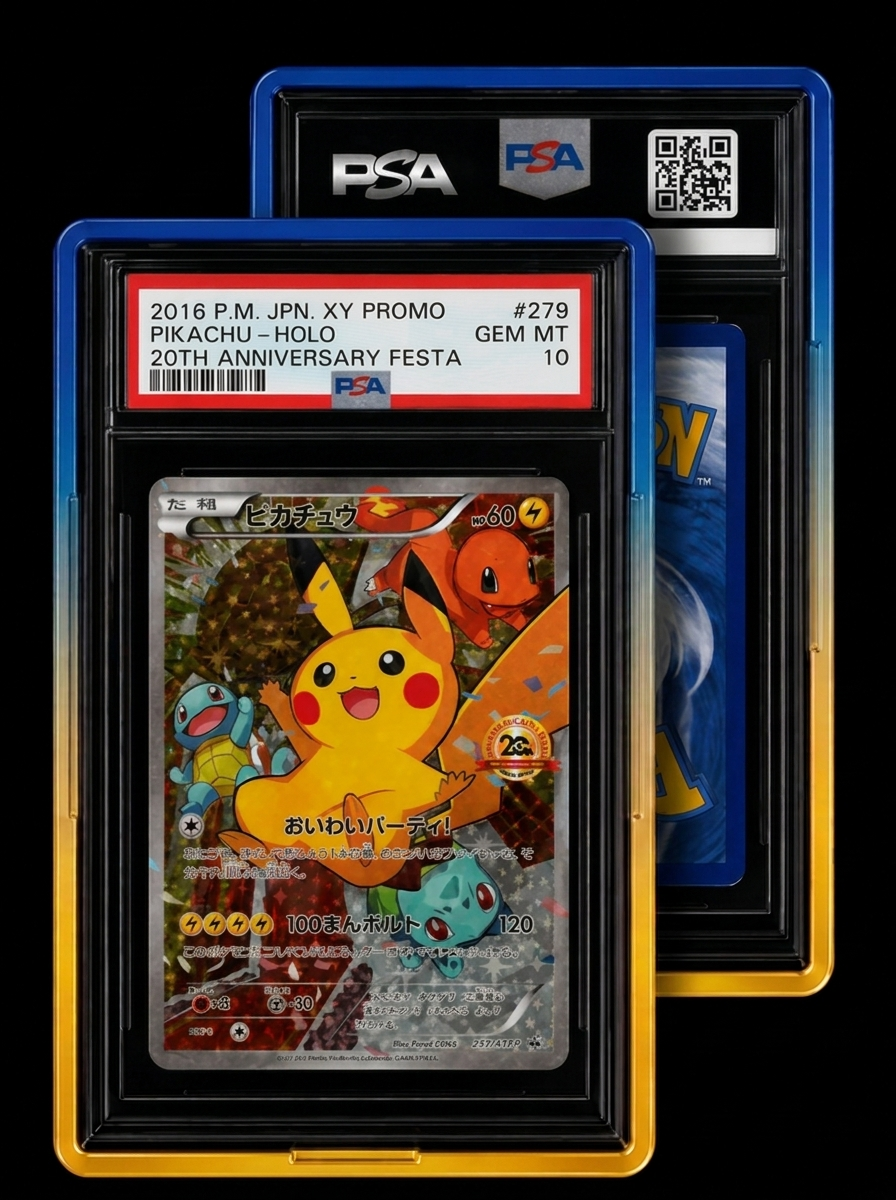 PowerGuard Cobalt Sunburst — PSA slab